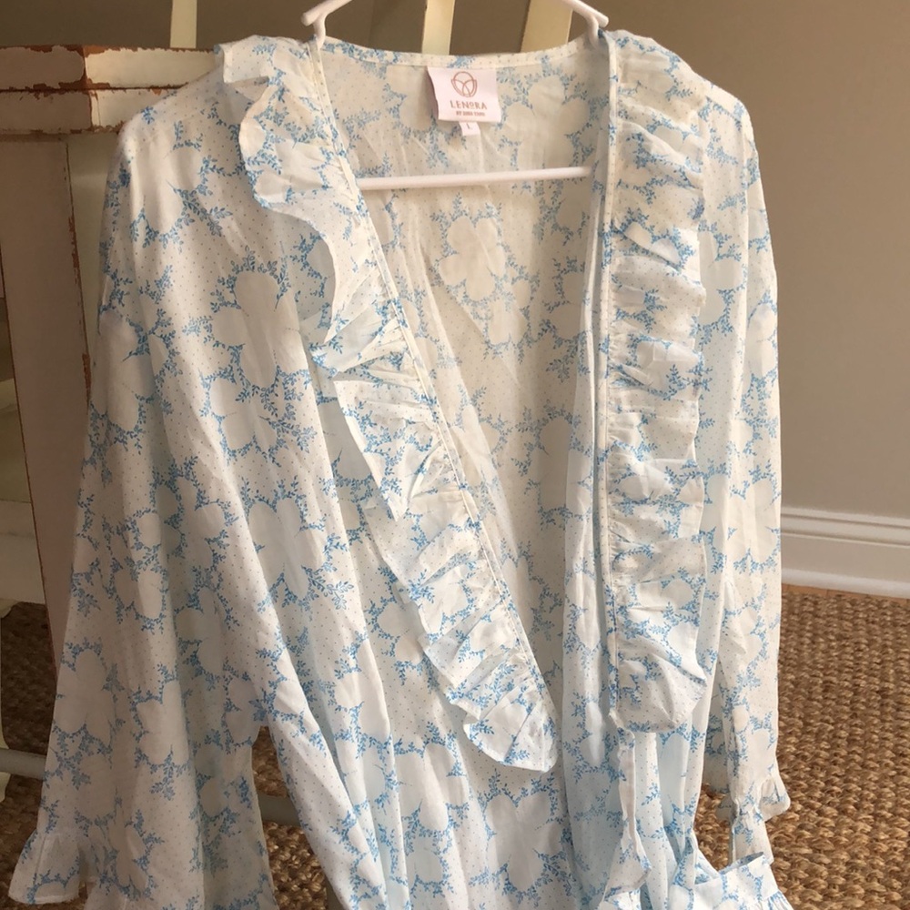 New: Lenora. Lily Cotton Robe. Size 10 / 12